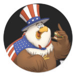 Fat American Eagle Stickers