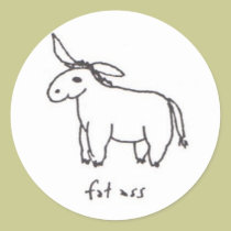 Fat Ass sticker