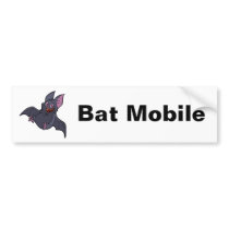 Fat Bat Mobile Bumper Sticker