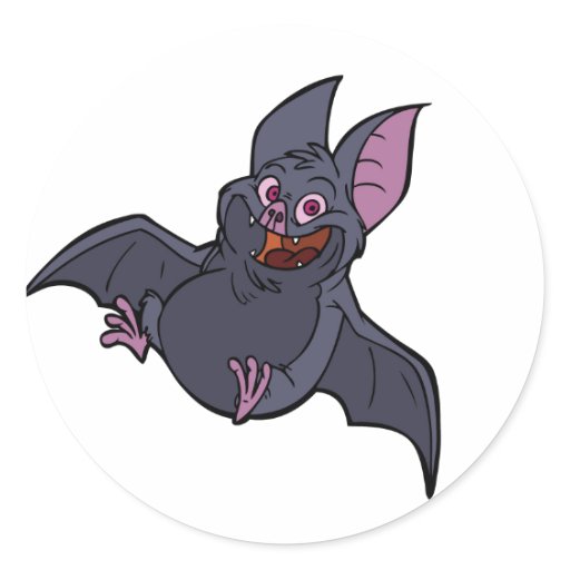 Fat Bat Stickers Zazzle