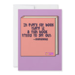 Fat Book Cards (10 pack) Personalized Invites