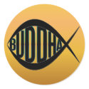 FAT BUDDHA FISH Sticker by bumper2bumper FAT BUDDHA FISH Sticker