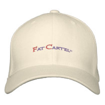 Fat Cartel embroidered cap. (Off White) embroidered hats