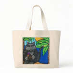 Fat Cat Goes to the Beach! Canvas Bag