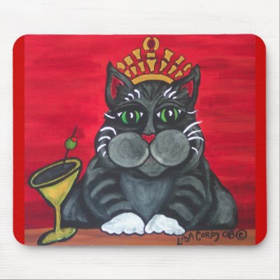 Fat Cat Happy Hour Mousepad