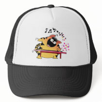 Fat Cat Play Keyboard hats by Toonboy Fat Cat Play Keyboard hats