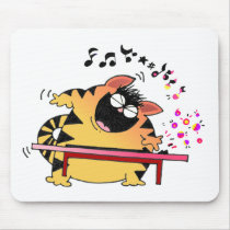 Fat Cat Play Keyboard mousepads