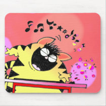 Fat Cat Play Keyboard mousepads
