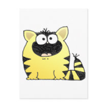 Gato gordo cartées postais