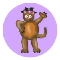 Fat Cat Sticker