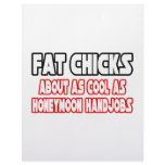 Fat Chicks...Not Cool Letterhead Template