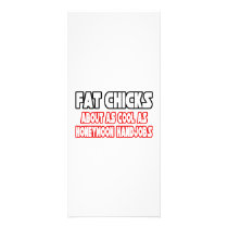Fat Chicks...Not Cool rack cards