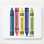 Fat Crayons Mouse Pad