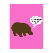 Fat Day Postcard