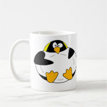 Fat Emperor Penguin Mug