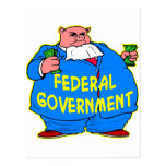 Fat Federal Government Pig Post Cards