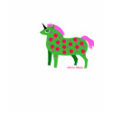 Fat Green and Pink Unicorn T-Shirt