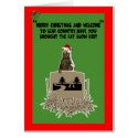 Fat joke Christmas cards