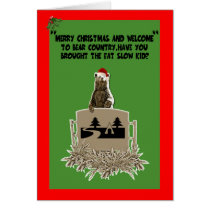 Fat joke Christmas cards
