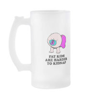 Fat kids are harder to kidnap baby t-shirt mugs