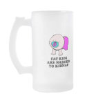 Fat kids are harder to kidnap baby t-shirt mugs