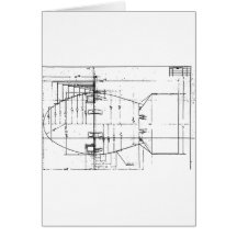 Fat Man atomic bomb Greeting Card