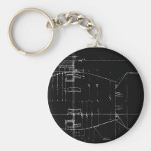 Fat Man atomic bomb Keychain