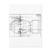 Fat Man atomic bomb Postcards