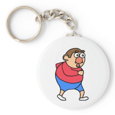 fat man cartoon. cartoon fat guy running.