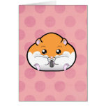 Fat Orange White Syrian Hamster Cards