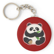 Fat Panda Key Chain