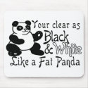 Fat Panda mousepads by marquita575 Fat Panda mousepads