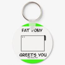 Fat Pony Key Chain keychains by hessooofat Fat Pony Key Chain keychains