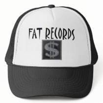 FAT RECORDS HAT by fatrecords FAT RECORDS HAT