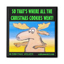 FAT REINDEER $3.00 magnets