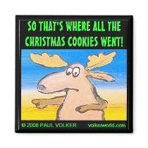 FAT REINDEER $3.00 magnets