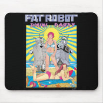 Fat Robot Bikini Party movie poster mouse pad mousepads