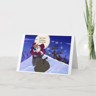 fat santa card