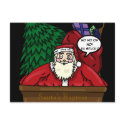 Fat Santa Post Card! postcards
