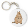 fat squirrel keychain