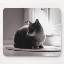Fat Tabby Cat Mousepad