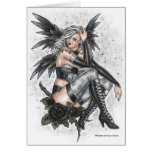 Fatal Rose Angel Note Card