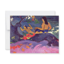 Fatata Te Miti By Paul Gauguin (Best Quality) Custom Invitations