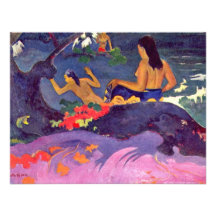 Fatata Te Miti By Paul Gauguin (Best Quality) Custom Invitations