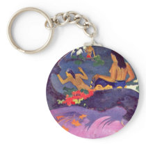Fatata Te Miti By Paul Gauguin (Best Quality) Key Chains