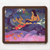 Fatata Te Miti By Paul Gauguin (Best Quality) Mousepad