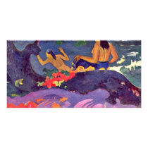 Fatata Te Miti By Paul Gauguin (Best Quality) Photo Card Template