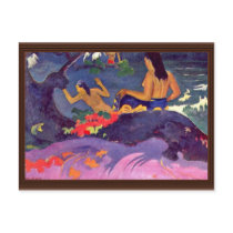 Fatata Te Miti By Paul Gauguin (Best Quality) Post Cards