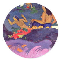 Fatata Te Miti By Paul Gauguin (Best Quality) Stickers