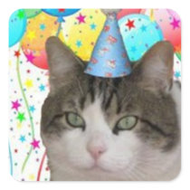 Fatboy Babushka Birthday Party Stickers